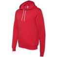 thumbnail image 3 of Bella Canvas 3719 Unisex Poly-Cotton Fleece Pullover Hoodie, L, Red, 3 of 6