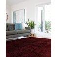 thumbnail image 4 of Tapis Flokati 3A 2000 gr de 9' x 12', Bordeaux, 4 of 6