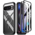thumbnail image 1 of Poetic Guardian MagPro Case for Google Pixel 9 Pro XL 5G, [Compatible with MagSafe & Fingerprint ID], Black/Clear, 1 of 5