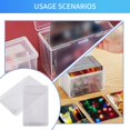 thumbnail image 3 of Étui Protecteur pour Cartes à Échanger 10 Pcs, Acrylique Transparent, Porte-Cartes Graduées avec Position d'Étiquette, Pochettes Rigides pour Cartes, 3 of 7