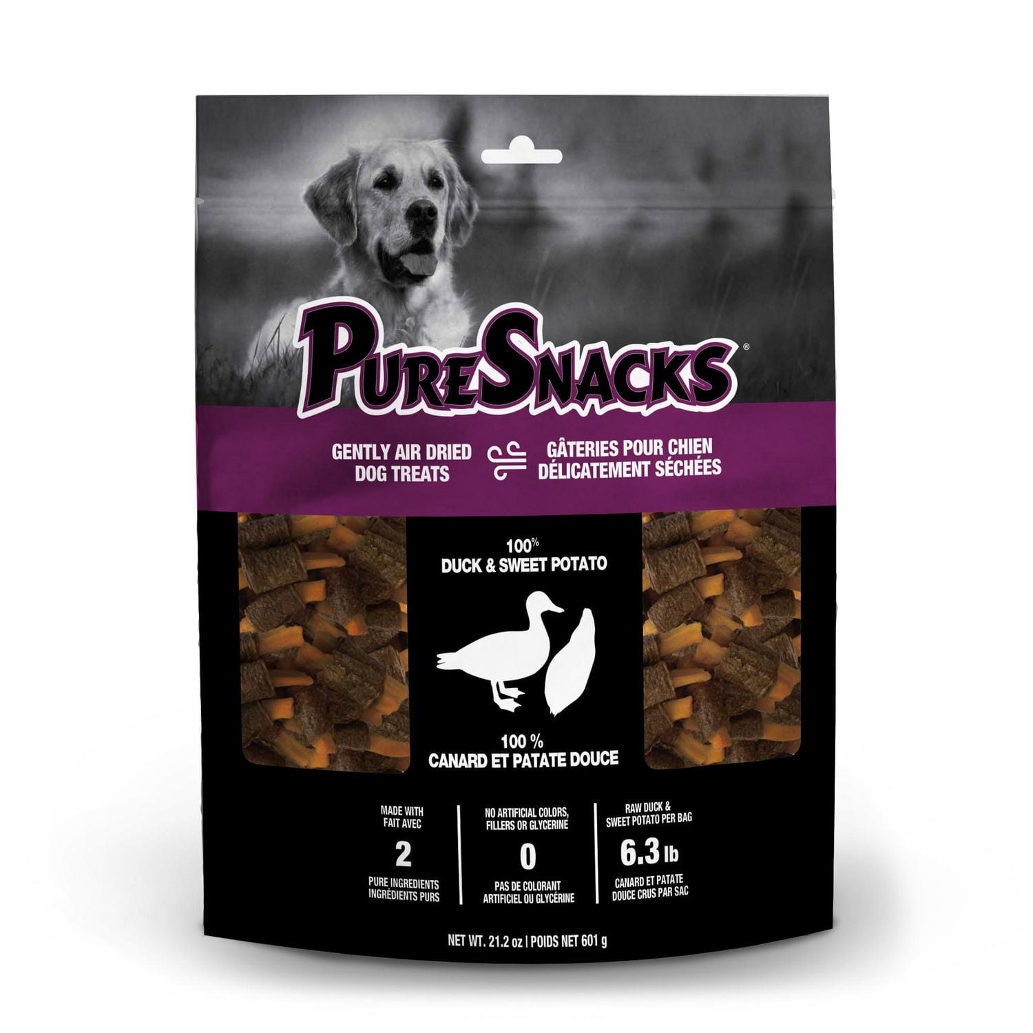 PureSnacks Sweet Potato & Duck Jerky Dog Treats