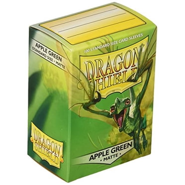 Arcane Tinmen ATM11018 DP Dragon Shield Card Sleeves, Matte Apple Green - 100 Count