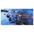 thumbnail image 2 of Rock Blue River Panorama - Oversized Beach Canvas Artwork, 2 of 3