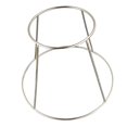 thumbnail image 1 of Seafood Tray Rack Snack Food Platter Stand Round Stainless Steel Multifunctional Durable Storage Stand for Coffee Store, Seafood Restaurant 27x20x15cm, 1 of 8