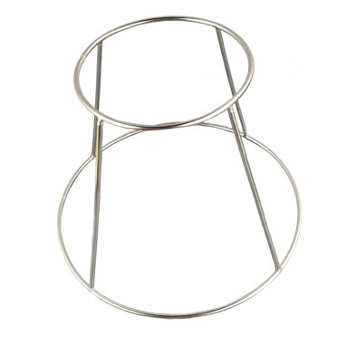 Support de Plateau de Fruits de Mer Collation Plateau Support Rond en Acier Inoxydable Multifonction 27x20x15cm