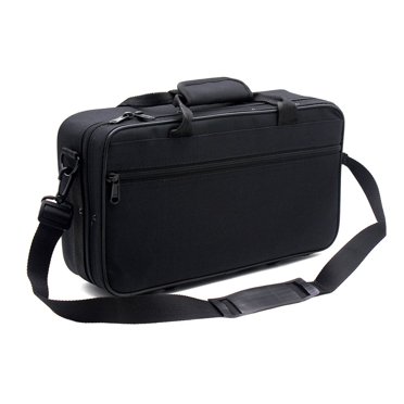 Bb Clarinet Case Gig Bag Backpack Box Water-resistant 600D Foam Cotton Padding with Adjustable Single Shoulder Strap