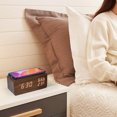 thumbnail image 1 of tumgatte Digital Alarm Clock With Wireless Charging Digital Temperature Humidity Monitor Three Alarms Snooze Alarm Clearance, 1 of 6