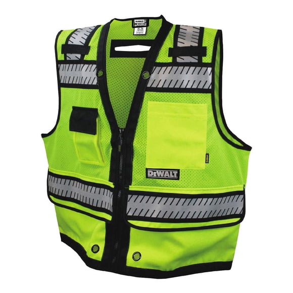 Dewalt Dsv521 Gilet d'Arpenteur Robuste Classe 2, 2TG