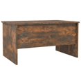 thumbnail image 3 of vidaXL Coffee Table Smoked Oak 80x50x42.5 cm Engineered Wood, 3 of 5