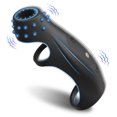 thumbnail image 1 of Xbonp7 Frequency Vibrating Sperm Locking Ring Black Wireless Remote Control Penis Ring, 1 of 4