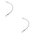 thumbnail image 3 of VONKY Motorcycle Brake Oil Hose Line Pipe Fitting Stainless Braided Steel Silver 45cm 2Set, 3 of 6