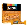 thumbnail image 1 of KIND Almond Caramel & Sea Salt Bars, 40g, 5 Bars, 1 of 9