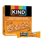 KIND Almond Caramel & Sea Salt Bars, 40g, 5 Bars