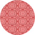 thumbnail image 1 of Ahgly Tapis d'Intérieur Lavable en Machine Carré Rouge Rubis, 3 Pieds Carré, 1 of 7