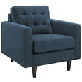 thumbnail image 1 of Modway Empress Fauteuil Rembourré en Azur, 1 of 5