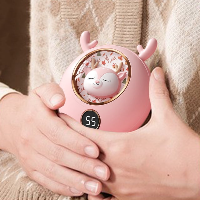Birdeem Chauffe-Mains Rechargeables, Chauffe-Mains Rechargeables, Mignon Chauffe-Mains pour Animaux de Compagnie Trésor Rechargeable Mini Chauffe-Mains pour Filles Garder au Chaud Portable, Chauffe-Mains Rechargeables, Chauffe-Mains Portable