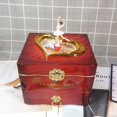 thumbnail image 3 of Dancing Ballerina Music Box Plastic Jewellery Box Girls Hand Crank Music Box Mechanism Gift, 3 of 5