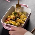 thumbnail image 3 of Maytalsory Bread Baking Pan With Large Capacity High Temperature Calcination Bread Pans For Baking Ceramics Bread Loaf Pan Durable pink, 3 of 6
