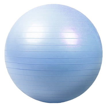 Exercise Ball Yoga Ball, Multiple Sizes Stability Ball Chair, Gym Grade Birthing Ball for Pregnancy, Fitness, Balance, Workout at Home, Office and Physical Therapy，sky blue，55cm