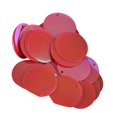 thumbnail image 4 of GUOOL 85 Pièces 20mm Plat Rond Sequins Lâches, Rondes Paillettes Lâches avec Trou, Accessoires de Coiffure Bricolage, pour Mariage, Tricot, Femmes Rouge, 4 of 9