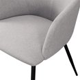 thumbnail image 5 of Chaise de Salle à Manger en Métal Rembourrée - Gris Brouillard, 5 of 5