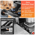 thumbnail image 4 of Stainless Steel Stove Cover, Stove Guard, Kitchen Stove Filler, Stove Trim Kit,Adjustable Length 13.8 Inch to 27.6 Inch, 4 of 6