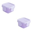thumbnail image 2 of EIGTHTAIL Mini Plastic Food Storage Containers with Lids Small Airtight Containers Square School Lunch Containers for Leftover Food Containers Food Storage Discount, 2 of 6