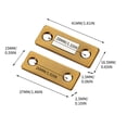 thumbnail image 3 of Birdeem Magnetic Sliding Door Wardrobe Door Magnetic Strip Patch Absorber, 3 of 12
