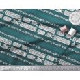 thumbnail image 2 of Soimoi Silk Fabric Ethnic Block Decor Fabric Printed Yard 42 Inch Wide, 2 of 2