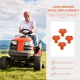 thumbnail image 4 of Nestingho 4Pcs Spool Cover Set ABS Orange Compatible for Trimmer Lawn Care, 4 of 8
