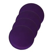Bar Stool Cushion Round Durable Soft Washable for circle barstool covers 12-18 inch Chair purple