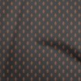 thumbnail image 1 of oneOone Rayonne Brun Rouille Tissu Bloc Matière de Robe Tissu Imprimé Tissu au Yard 56 Pouces de Large-A6, 1 of 5