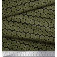 thumbnail image 3 of Soimoi Rayon Fabric Wreath Leaves Print Fabric by Yard 42 Inch Wide, 3 of 3