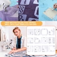 thumbnail image 3 of Yhmxh Gifts for Women & Men,Home Essentials Acrylic DIY Sewing Patchwork Ruler Special-shaped Hollow Sewing Kit Patchwork Template Sewing Board, 3 of 4