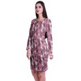 thumbnail image 4 of Moomaya Womens Full Sleeve Printed Midi Length Printed Bodycon Dress, 4 of 6