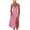 Pink-e, variant on 2025 Ladies Summer Comfortable Loose Womens Short Sleeve Dresses Casual Solid Color Short Sleeve Teenager Casual Dresses Long Dress