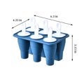 thumbnail image 3 of Ice Cream Molds Popsicle Silicone Collapsible Popsicles Molds - Silicone Ice Pop-Molds, Easy Release Ice Cream Mold, Reusable Popsicle Stick with for Homemade Popsicles & Ice Cream, 3 of 6