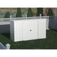 thumbnail image 2 of Arrow Classic 10 x 4 x 6 ft Flute Grey Steel Storage Shed, 2 of 7