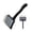 Black, variant on Metal Pet Grooming Comb - Stainless Steel Needles, Wooden Handle, Detangles Knots, for Dogs Cats