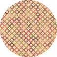 thumbnail image 1 of Ahgly Company Machine Washable Indoor Round Transitional Golden Blonde Gold Area Rugs, 7' Round, 1 of 7