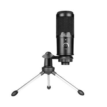 Xtream M4 Cardioid Condenser USB Microphone with Stand for Recording, Streaming and Meetings