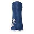 thumbnail image 5 of Yuyuzo Robes Débardeurs pour Femmes Sans Manches à Blocs de Couleur Robe Patchwork Encolure Dégagée Robe T-Shirt Décontractée, 5 of 5