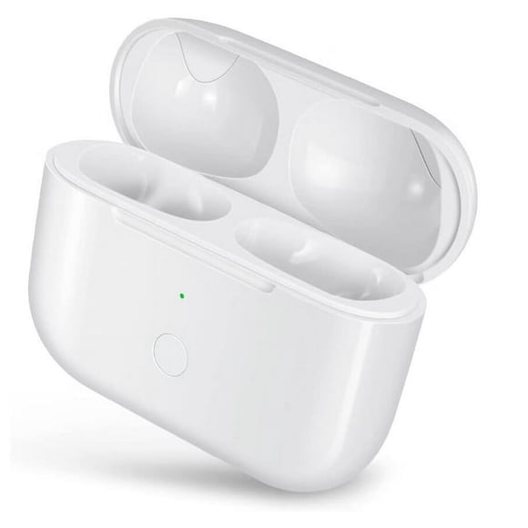 DEBGFS Wireless charging case for AirPods Pro compatible with AirPod Charging case replacement built-in 660 mAh battery Bluetooth pairing sync button (white)
