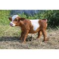 thumbnail image 1 of Statue d'Animal de Décoration de Jardin Statue de Vache Debout Brune, 1 of 5
