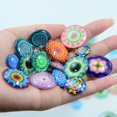 thumbnail image 3 of yuksok 20pcs Mixed Glass Dome Flatback Cabochons Embellishment Scrapbooking 18mm, 3 of 9