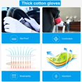 thumbnail image 4 of Levamdar Unisex Moisturizing Cotton Gloves, White, 5 Pieces, 4 of 4