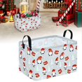 thumbnail image 2 of Christmas Snack Basket Storage Bag Desktop Storage Box Clothes Storage Basket, 2 of 4