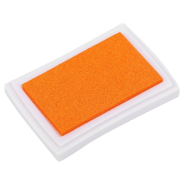 veasfak Tampon Encreur Tampon pour Papier Artisanat Scrapbooking Peinture Anniversaire Orange et Jaune