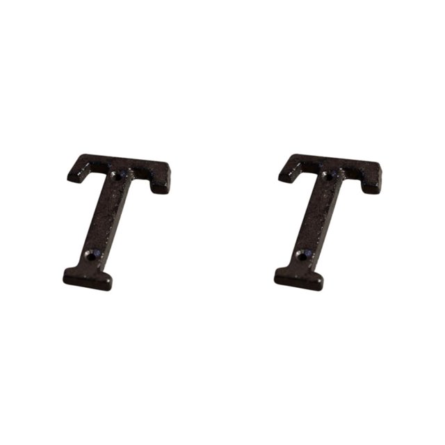 Decodeary Impeccable Metal Letters House Sign Easy-to-Install And Fade-Resistant Durable B17--T 2Set