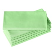 Binwennn Washing Basin for Kitchen Stainless Steel Mesh Stainless Steel And Polish Microfiber Glass Cleaning Cloths Kitchen Absorbent Wipes No Streak Glass Cloths 6 Piece Home Cleaning Set